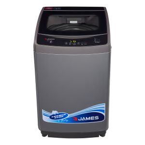 Lavarropas James Lr Wmtj 1580 Automatico 15kg Gris/negro