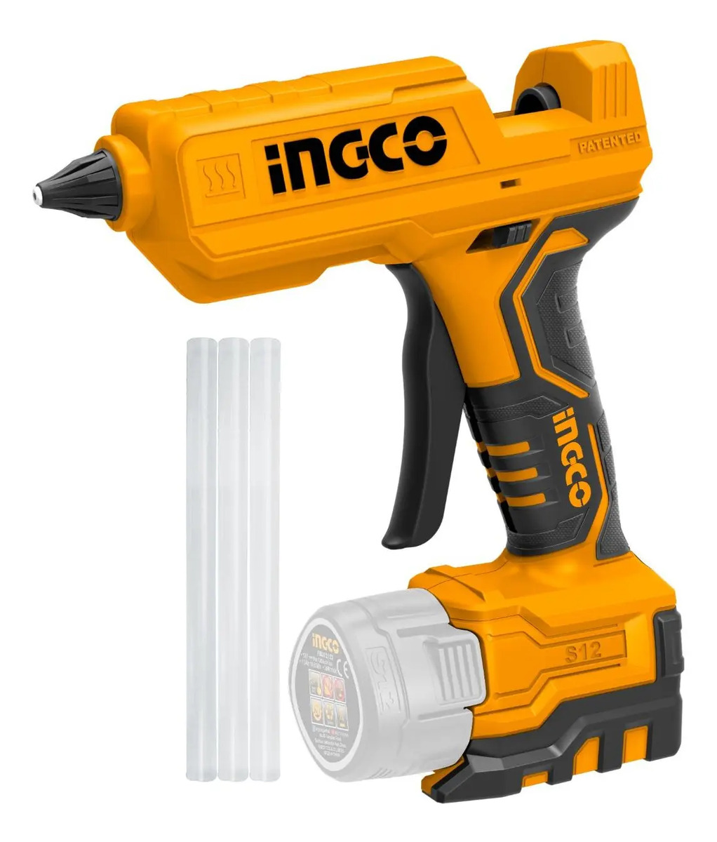 Pistola Silicona S12 A Bateria 12 Volt Cggli1201