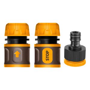 Juego De Acoples Manguera 1/2 Ingco Hhcs03122