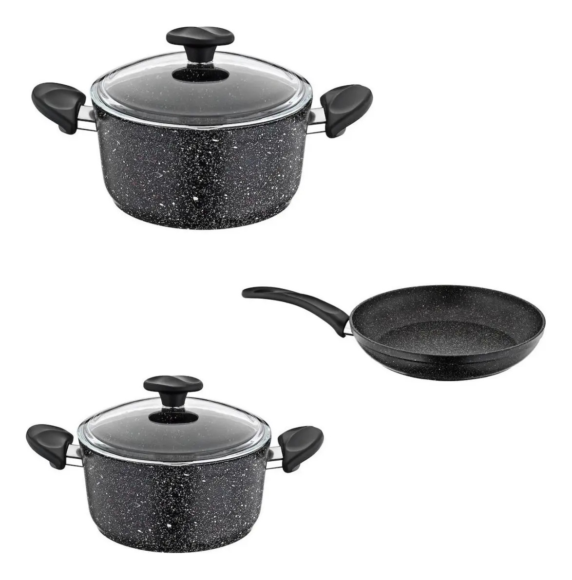 Set Batería Ollas Granito 5 Piezas - Papilla