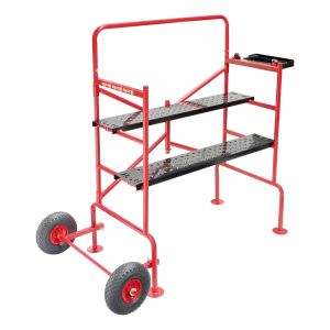 Mini Andamio Con Ruedas 2 Plataformas Bandeja Rebatible Kirk
