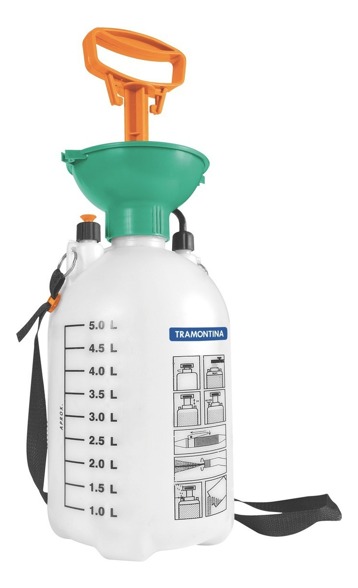 Fumigador Pulverizador Tramontina 5 Lts De Presión A Bomba - Imagen 2