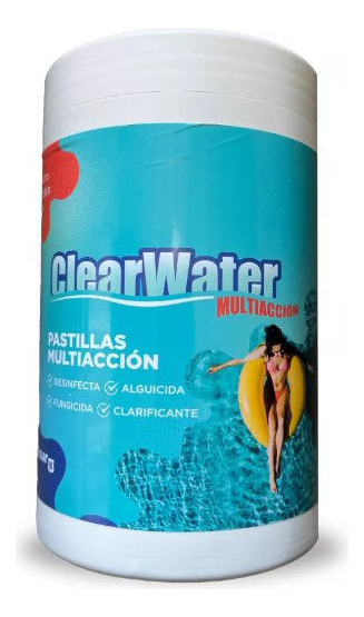 Pastillas Triple Acción X 6 Cloro Alguicida Clarificante