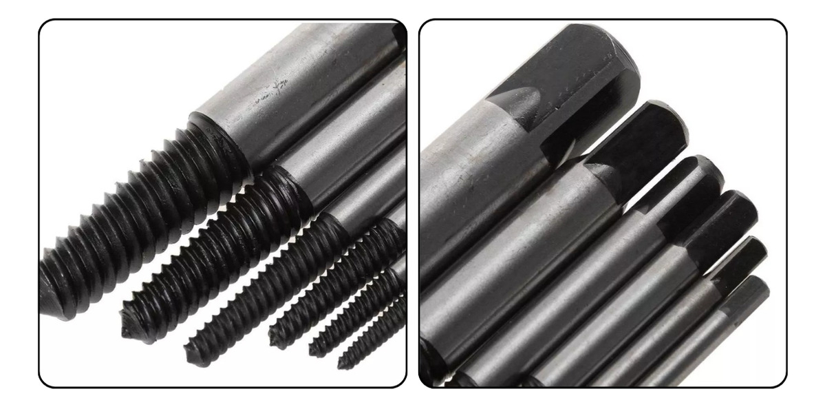 Kit 6 Contra Macho Extractor De Tornillos Ingco Ase106 - Imagen 4