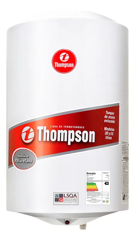Calefon 30l Thompson Termotanque Acero - Imagen 2