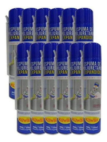 Espuma De Poliuretano Expansible 750 Ml 12 Unidades Promo