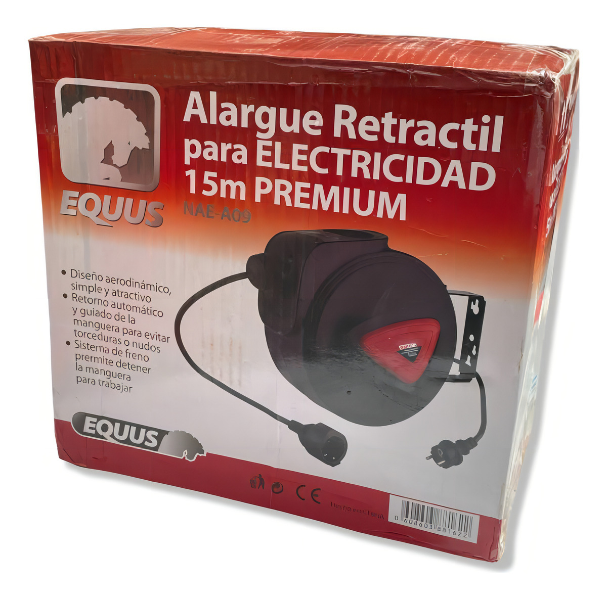 Alargue Con Carretel Retráctil Para Electricidad 15m Premium - Imagen 4