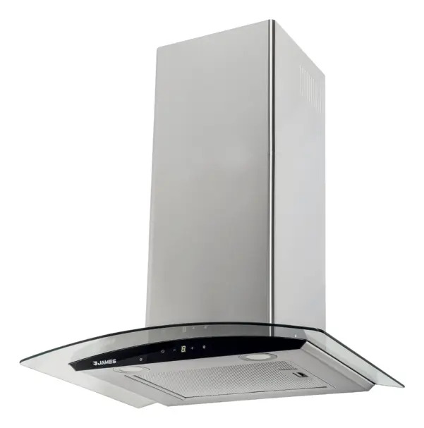 Campana James Curva 60cms Extractora 230w 3 Velocidades - Imagen 2