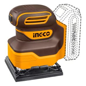 Lijadora Orbital Ingco P20s 110 X 100mm A Batería - Marrón Oscuro