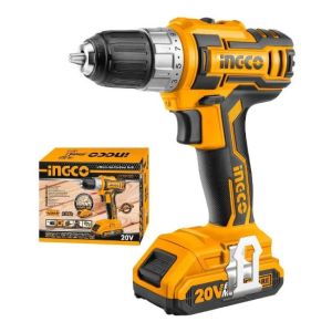 Taladro Atornillador 10mm Con 1 Bateria 20v Litio Ingco P20