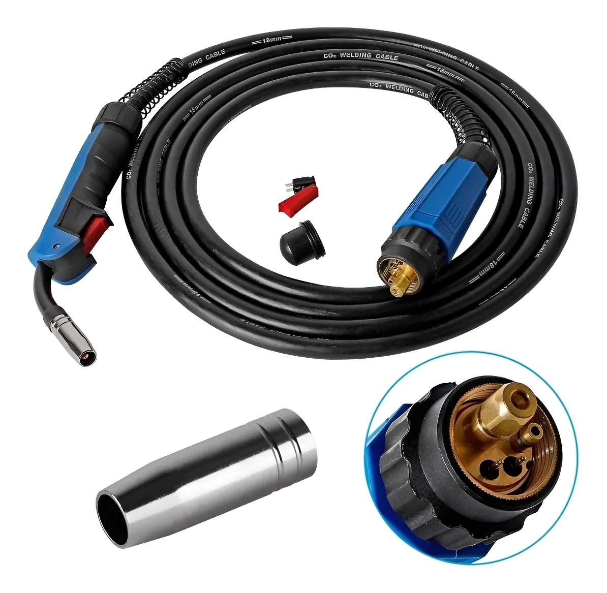 Torcha Mig 4m Para Soldadora Mig Mag 250 Amp Profesional