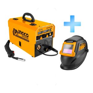 Soldadora Mig Mag Tig Mma Inverter Ingco Mgt1601 + Careta