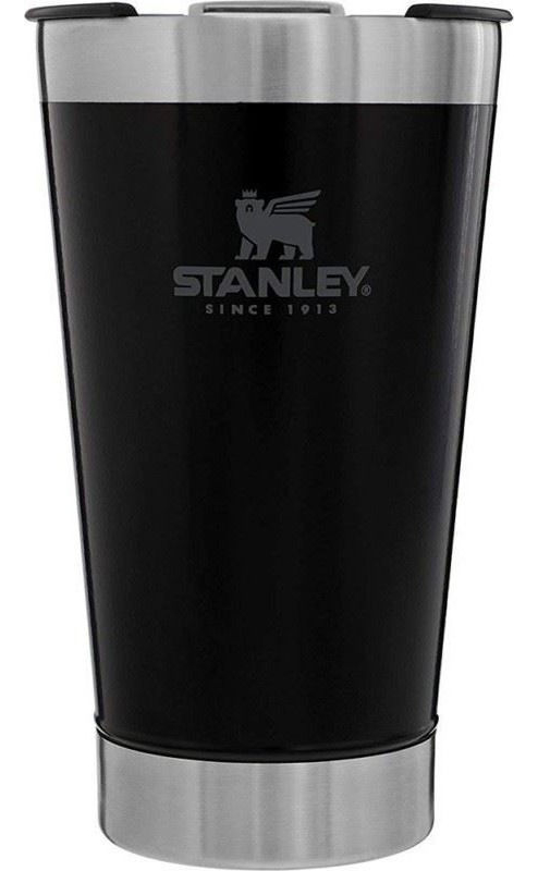 Vaso P/ Cerveza Stanley Con Destapador 470ml Negro