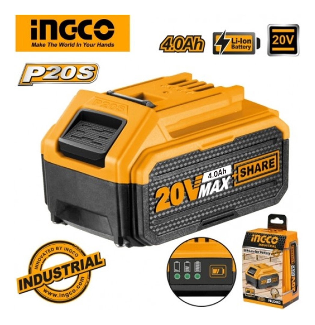 Bateria 20v 4 Ah P20s Ingco Fbli20021 - Imagen 2