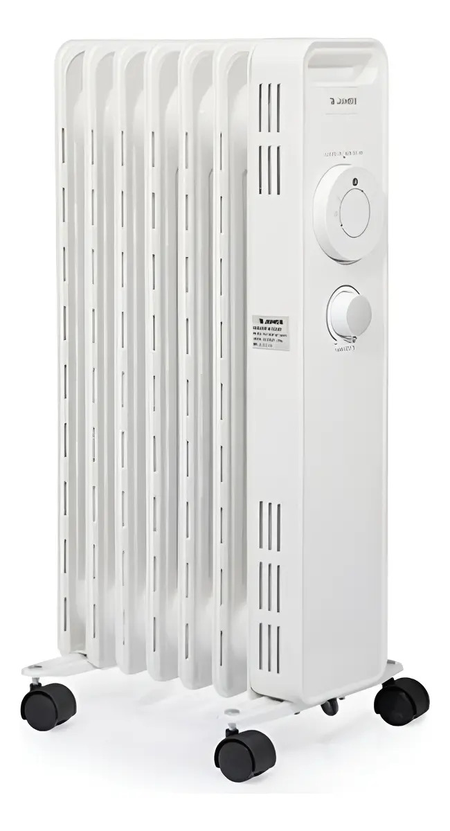 Radiador De Aceite Blanco James 2945 Mod. Re 1500 W