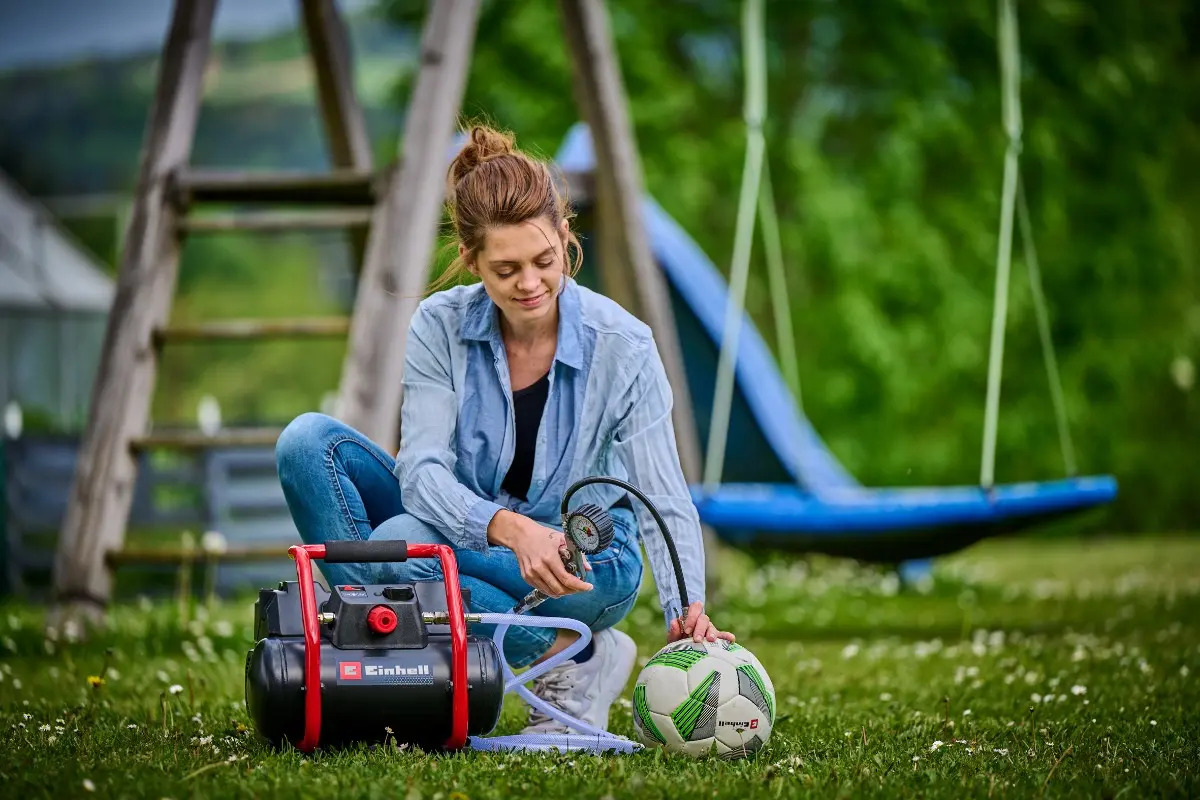 Compresor De Aire Inalámbrico Te-ac 36/150 Li Of-solo Rojo - Imagen 8