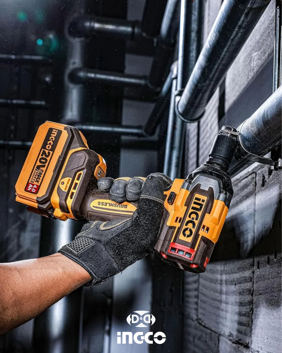 Llave De Impacto 850nm 20v P20s C 2bat+carg+valija Color Naranja Claro Frecuencia 50hz/60hz - Imagen 7