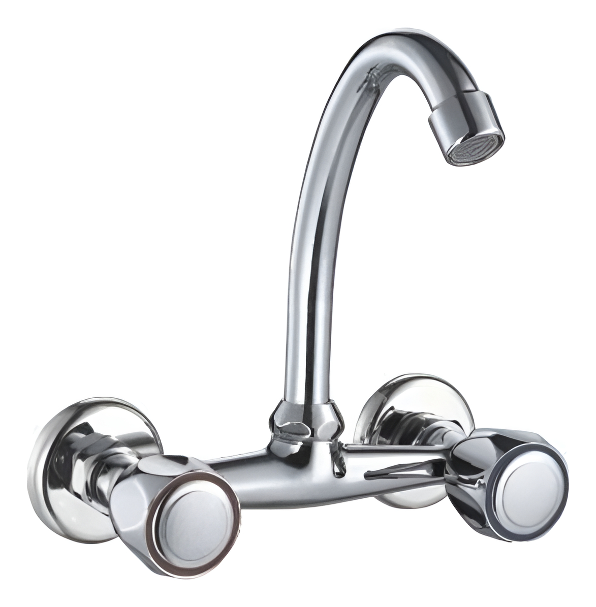 Monocomando De Pared P/ Cocina 20cm. Griferia Wico Rimontti