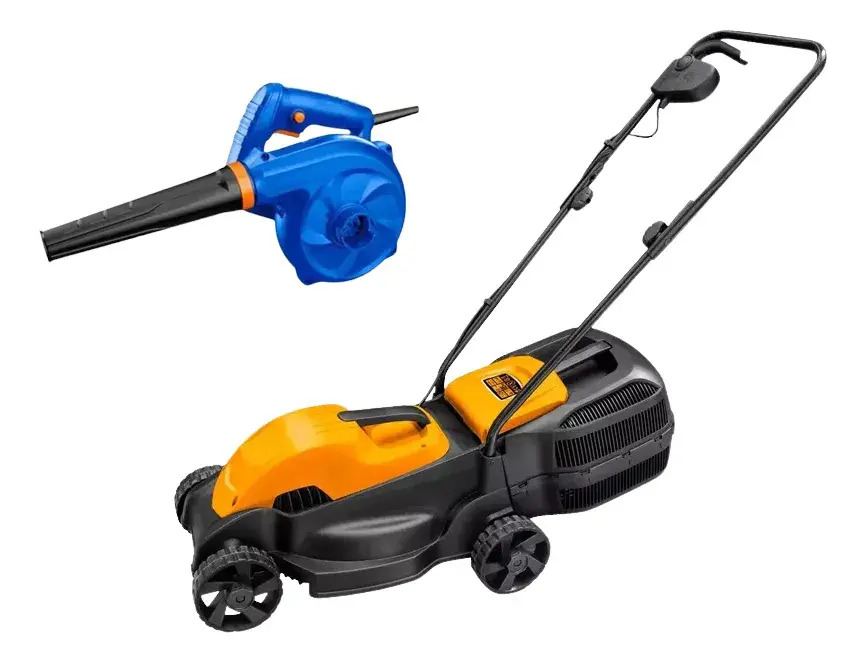 Cortadora De Césped Electrica + Sopladora Electrica Kirkor