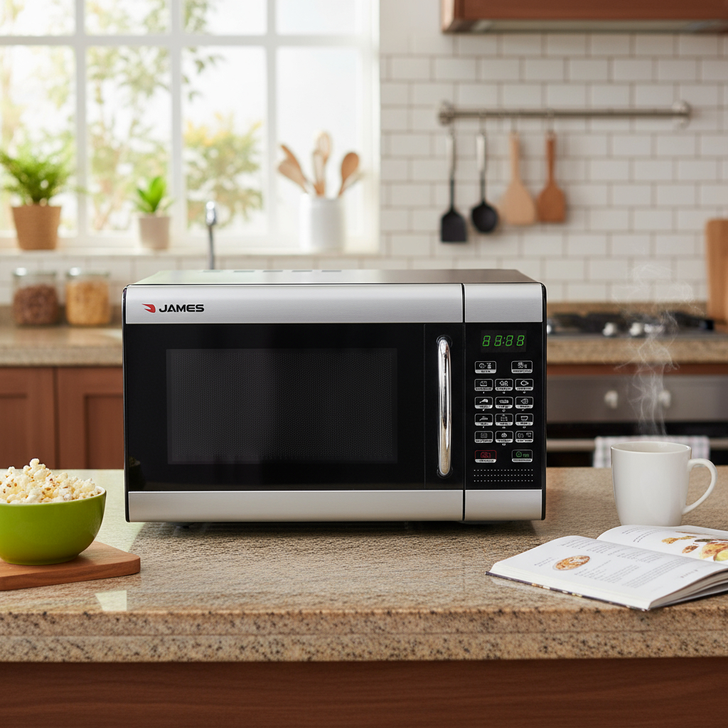 Horno Microondas James 31lts Digital Negro Inox J31mdgiu Con - Imagen 2