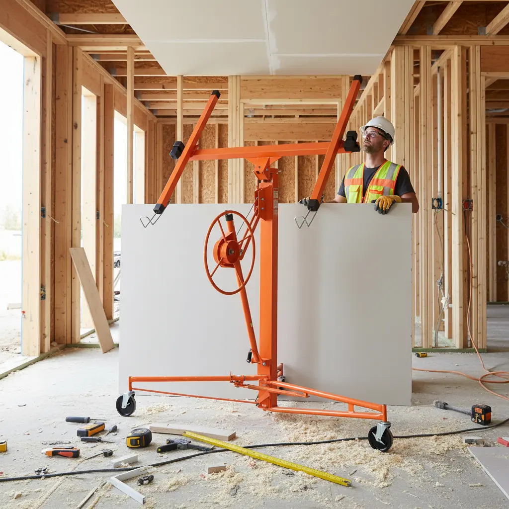 Elevador Placa Yeso Lusqtoff 3.35m 68kl 3 Ruedas Epyl335 8 - Imagen 2