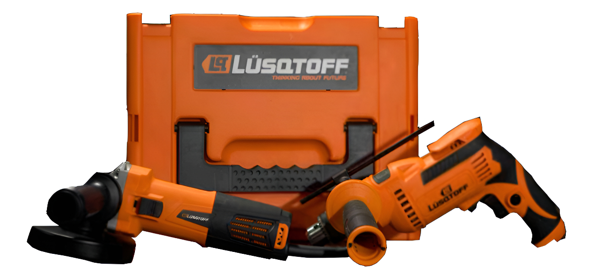 Amoladora Angular Lusqtoff 720w + Taladro Percutor 600w 13mm