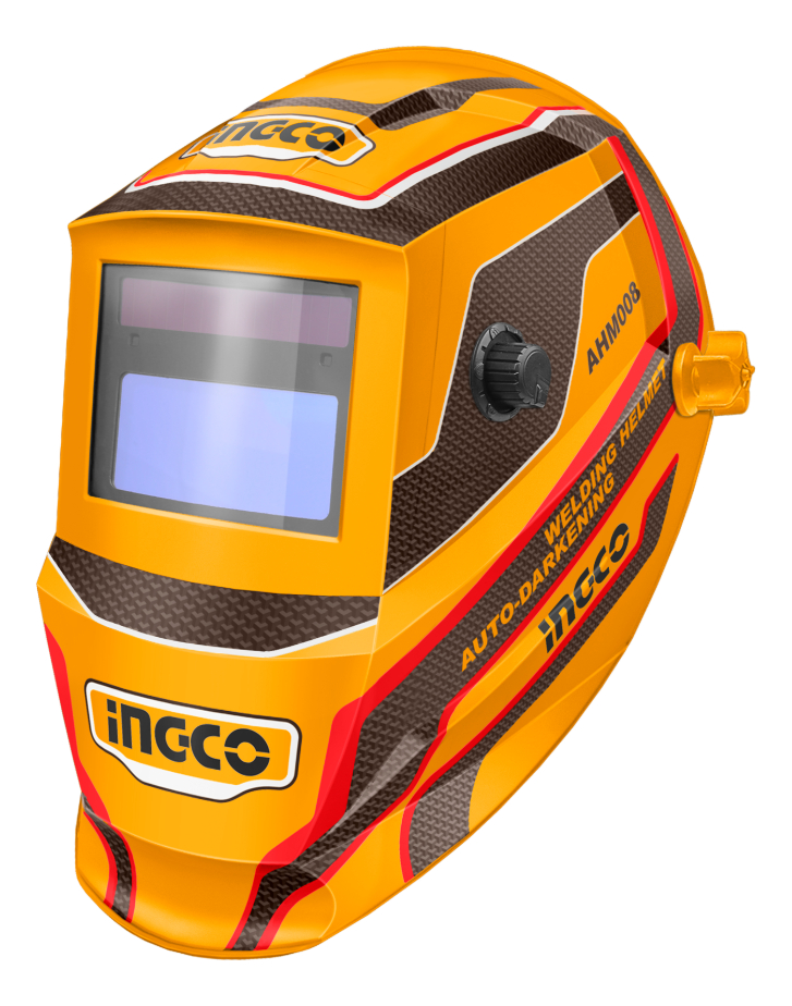 Careta Mascara Soldar Ingco Automatica Fotosensible Ahm008 K - Imagen 3