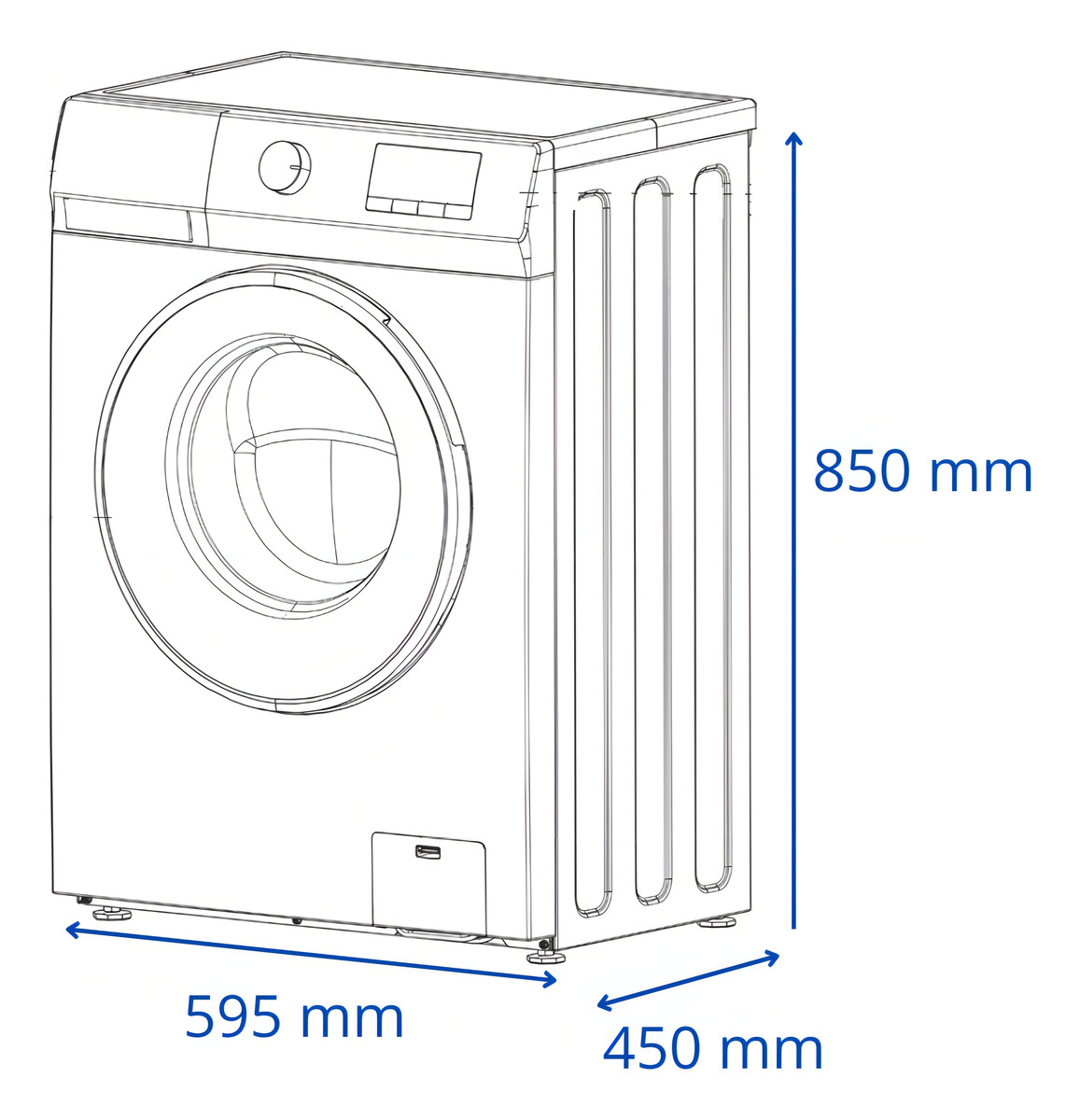 Lavarropas James Lr1006 G4 Blanco 6 Kg 15 Programas - Imagen 3