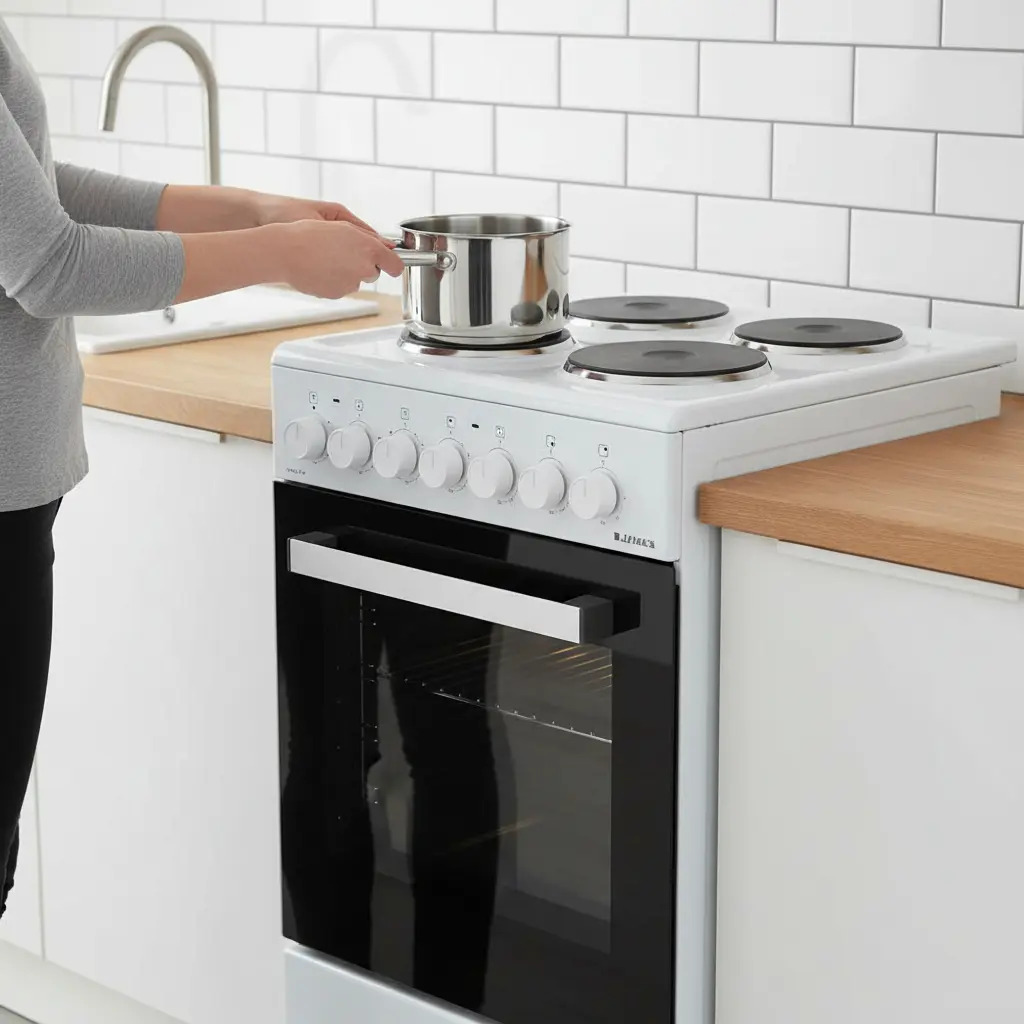 Cocina Electrica James Modelo C-801 A Rtks - Color Blanco - Imagen 3