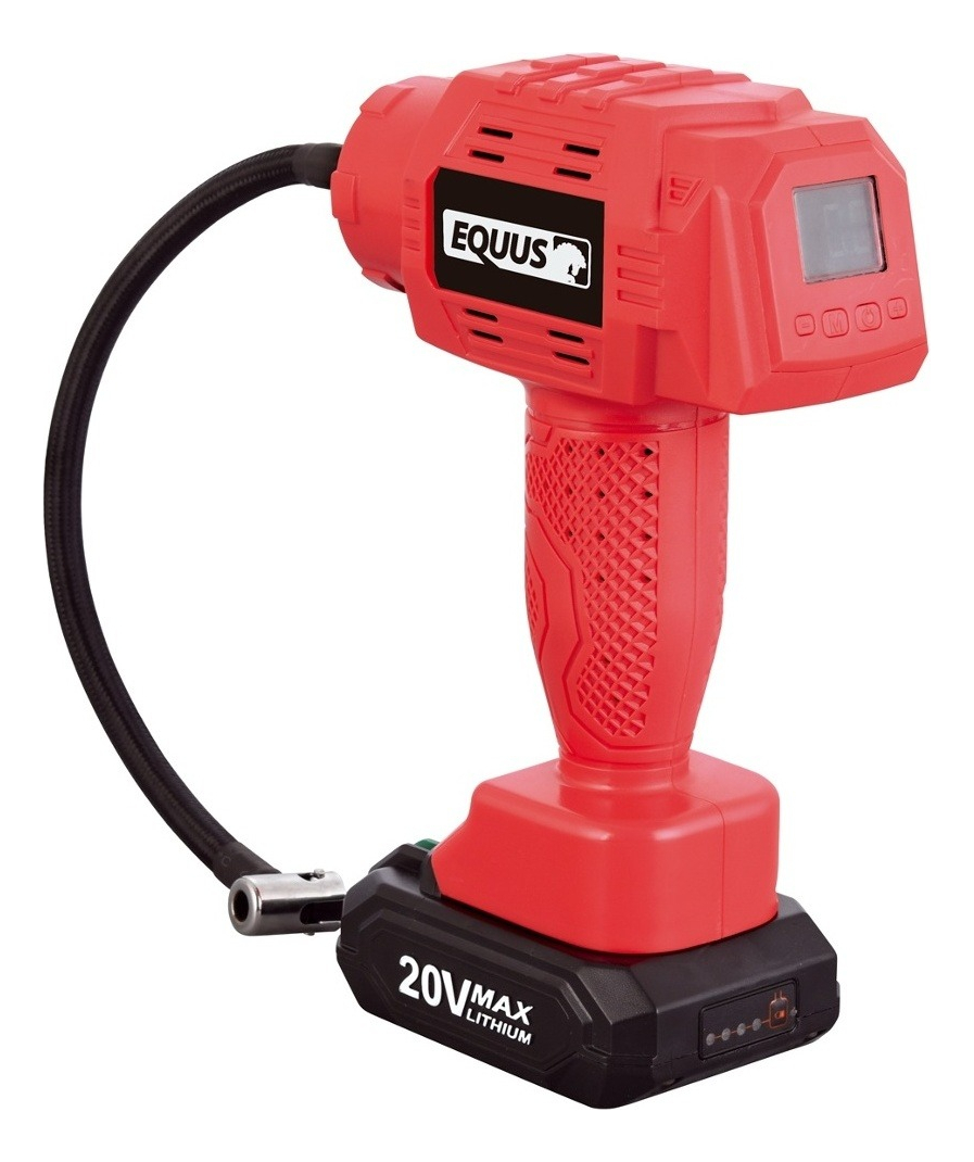 Inflador Compresor Pistola Inalámbrico Equus 20v Equus Rojo - Imagen 3