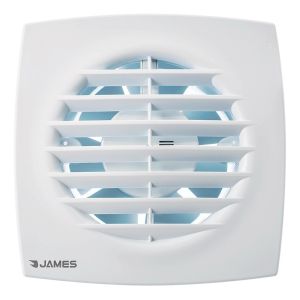 Extractor De Baño James Ej-300s 15 Cm Color Blanco