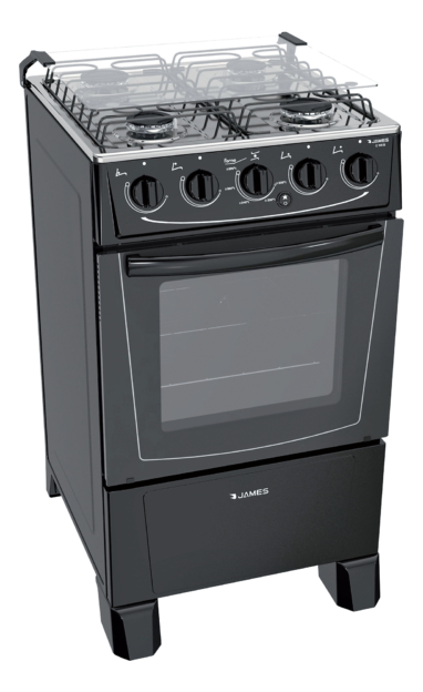 Cocina Gas James Horno Enlozado C105 4 Hornallas - Imagen 2