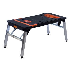 Banco Trabajo Convertible Lusqtoff Btcl7-8 Mesa Carro Caballete 7en1 Negro