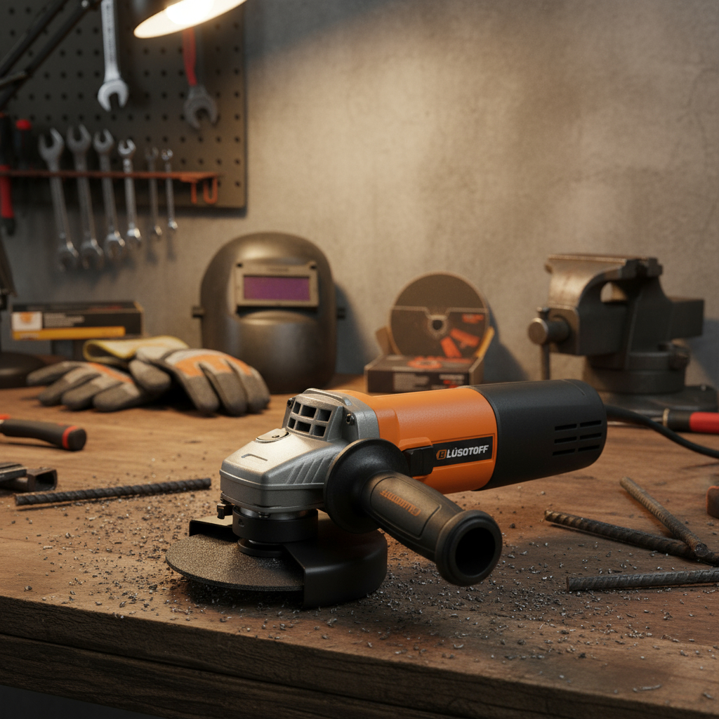 Amoladora Angular 125mm Eléctrica 850w Lusqtoff Aml850-9 - Imagen 2