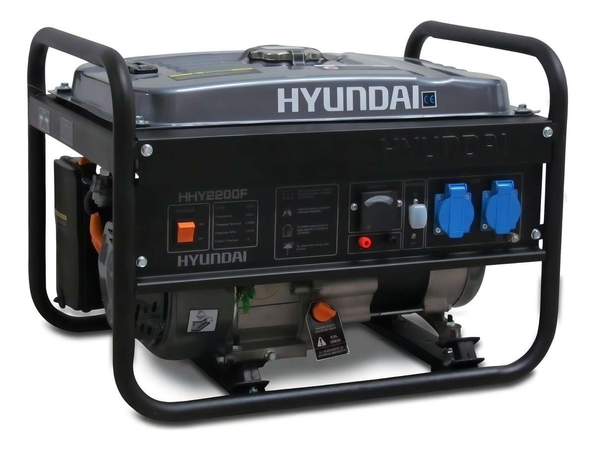 Generador Portátil Hyundai Hhy2200f 2.2 Kw Monofásico Con Tecnología Avr 220v