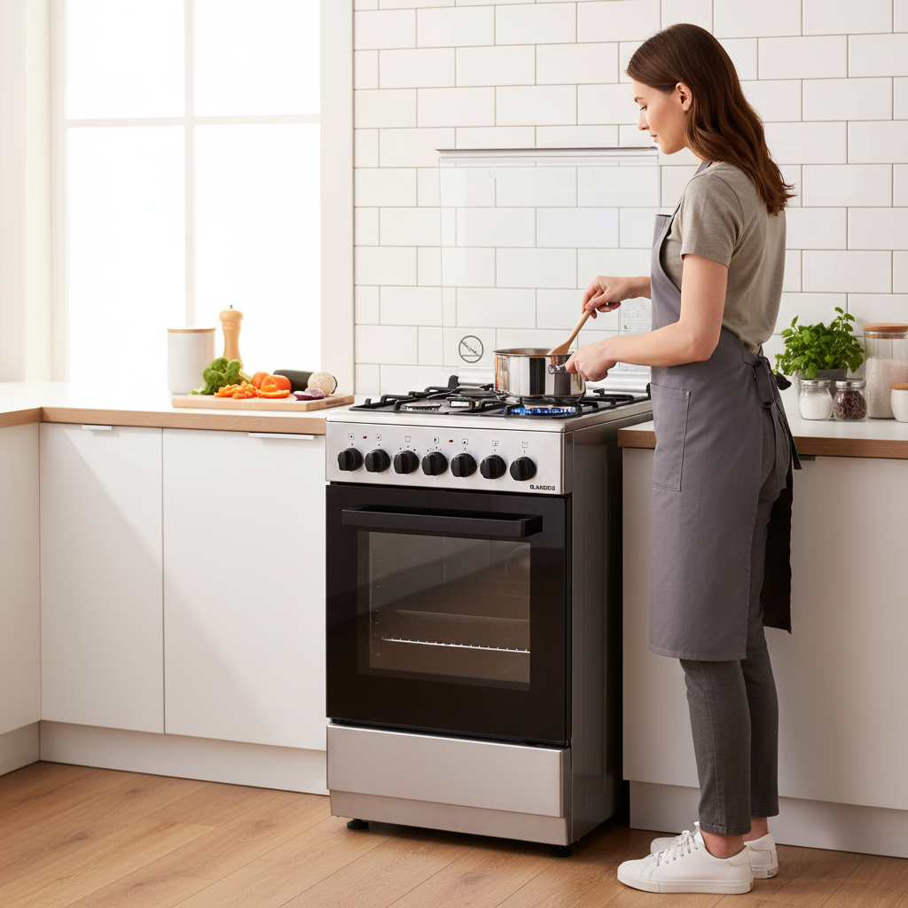 Cocina James Combinada 3+1 Inox Grill Elect. Mod C-211 A Tks - Imagen 3