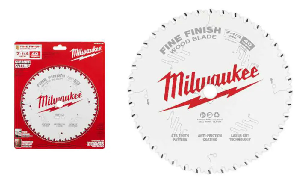 Hoja Sierra Circular 7-1/4'' P/mad.40d 48-40-0726 Milwaukee