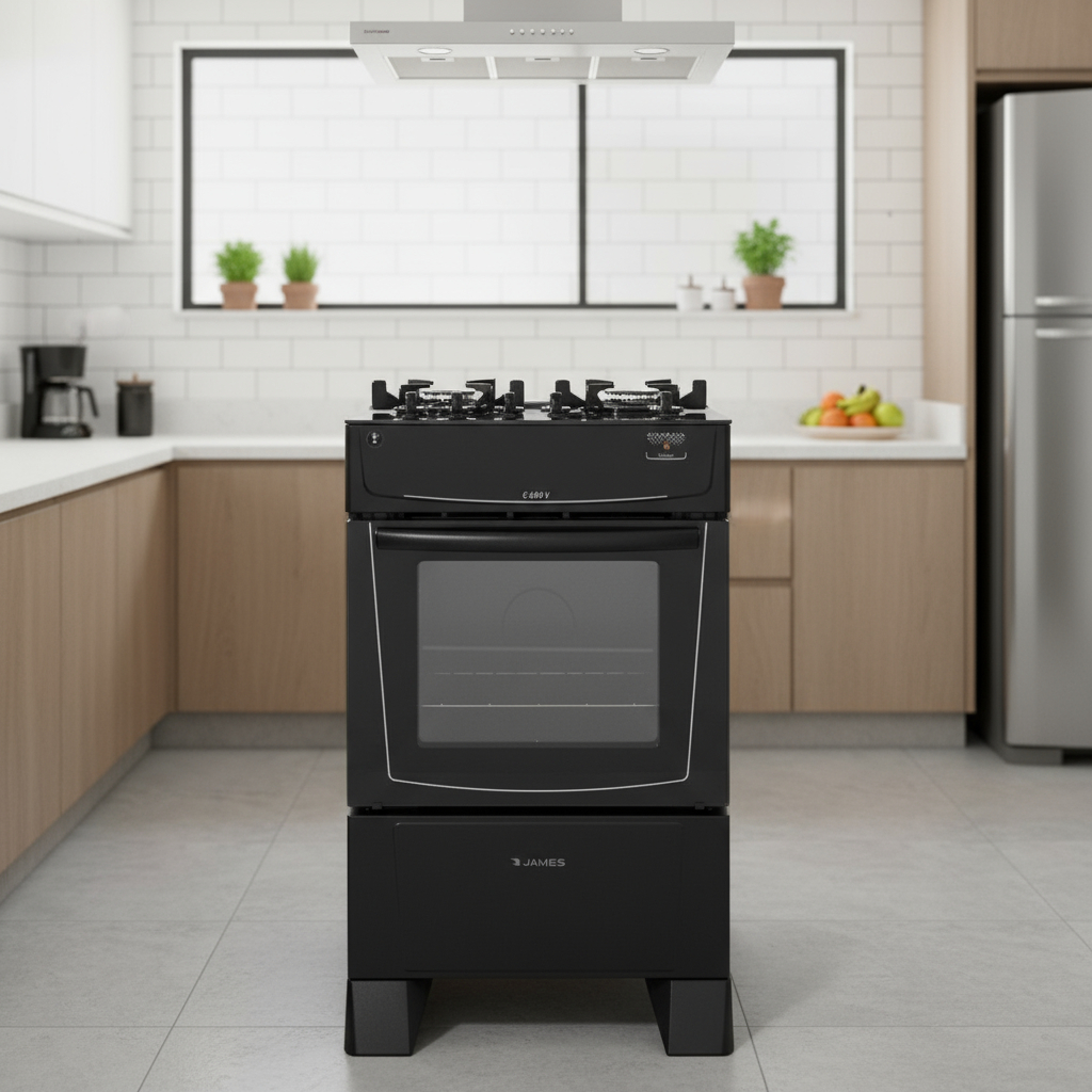 Cocina James C690-v Gas Envasado Horno Supergas 4 Hornallas - Imagen 3