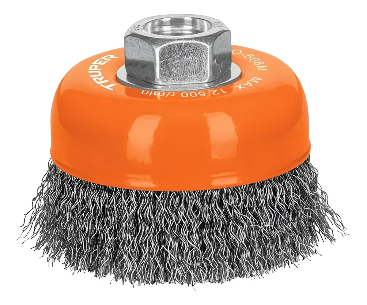 Grata Copa Ondulada Truper 75mm Calibre 0.3 Mm Esmeril 4 1/2