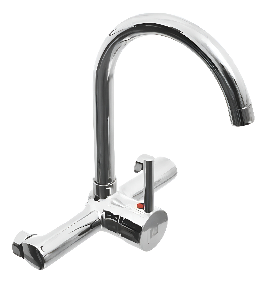 Grifo Monocomando Cocina Pared Rimontti 50896 Pico Alto Giratorio - Imagen 2