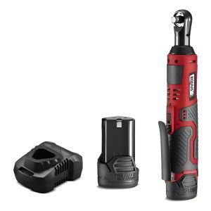 Llave Criquet Inalámbrica Equus 3/8 12v Dos Baterías Rojo