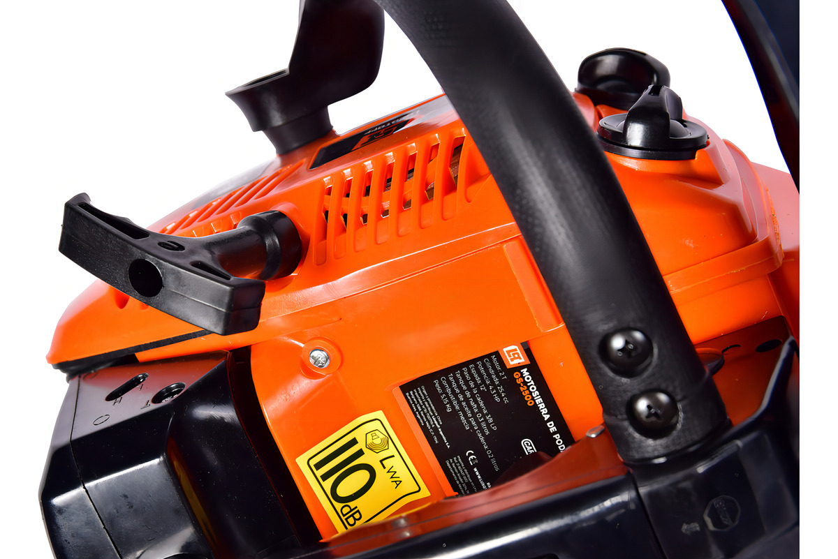 Motosierra Naftera 25cc Lusqtoff Gs-2500 1.2hp 11000rpm Prm Color Naranja - Imagen 5