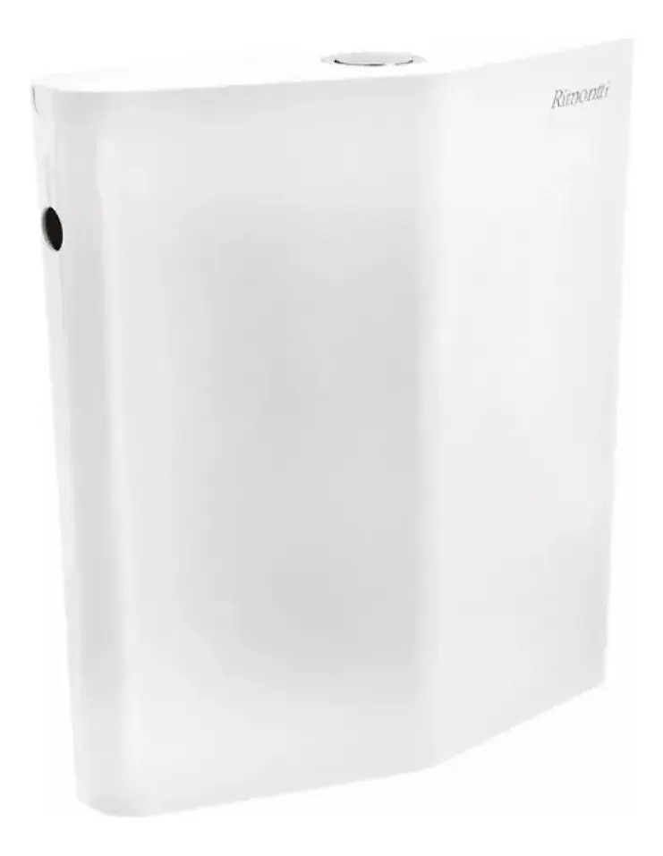 Cisterna De Pared Rimontti Botón Descarga 6 Litros Blanca - Imagen 2