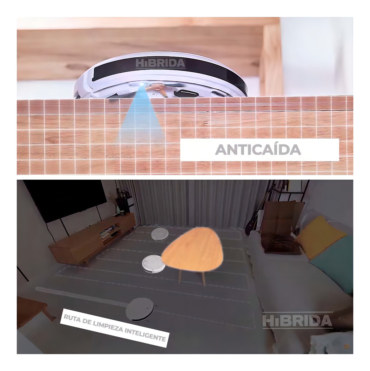 Aspiradora Robot Litio 2000 Mah Ingco Vcrr30201 Color Blanco - Imagen 6