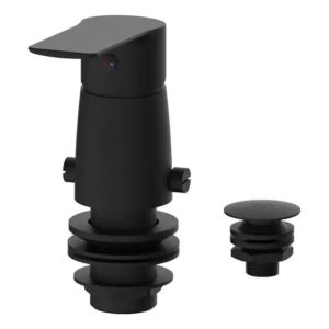 Monocomando De Bidet Con Transf Blaster Negro Mate Bronce