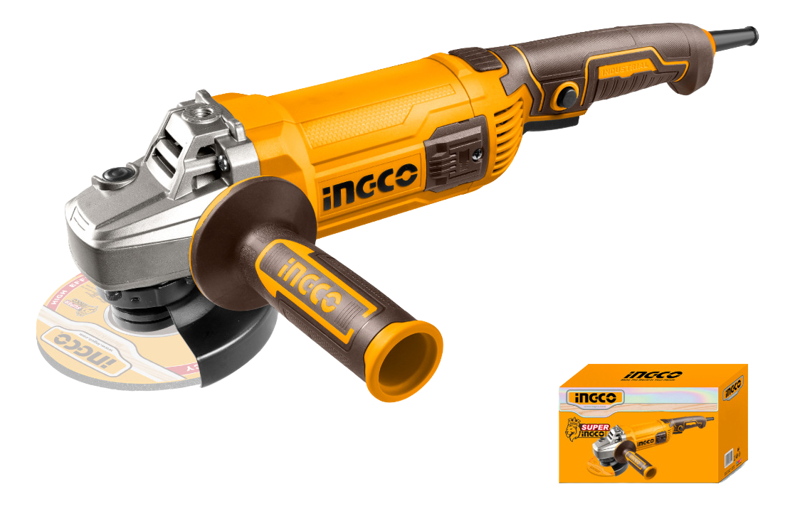 Amoladora Angular 5 1500w 9300rpm 125mm Ingco Ag150028 - Imagen 3