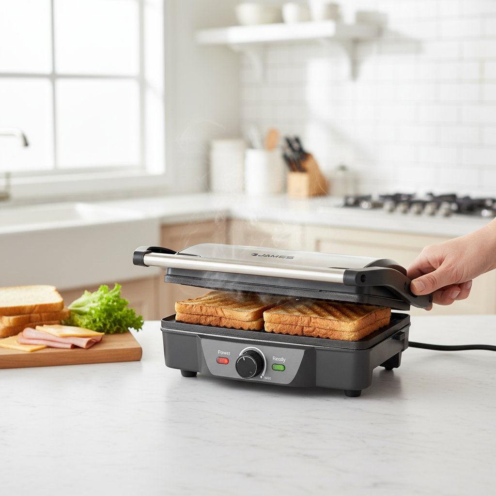 Grill Sandwichera James Gsj 1600w - Imagen 3