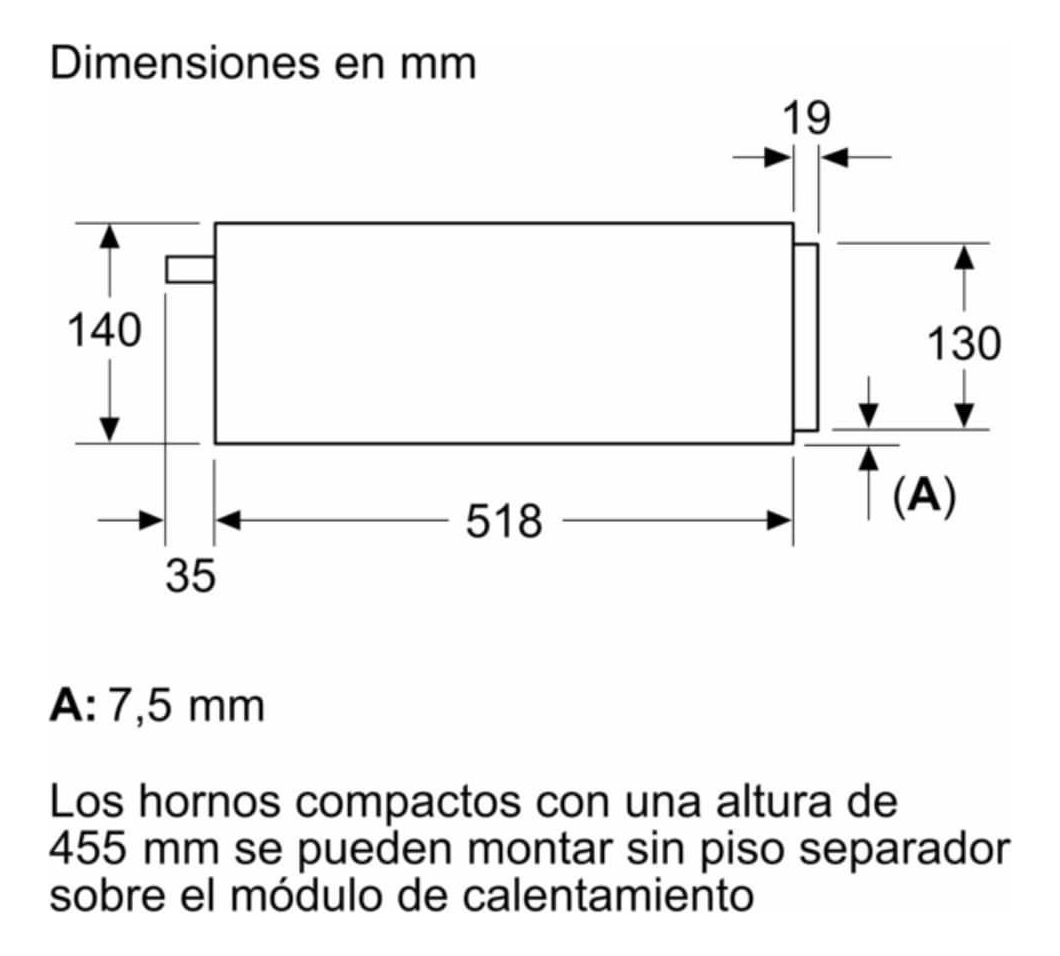 Modulo De Calentamiento Empotrable Bosch Bic7101b1 - Imagen 6