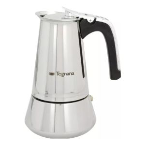 Cafetera Italiana Para Inducción Acero Inox 10 Tazas Tognana