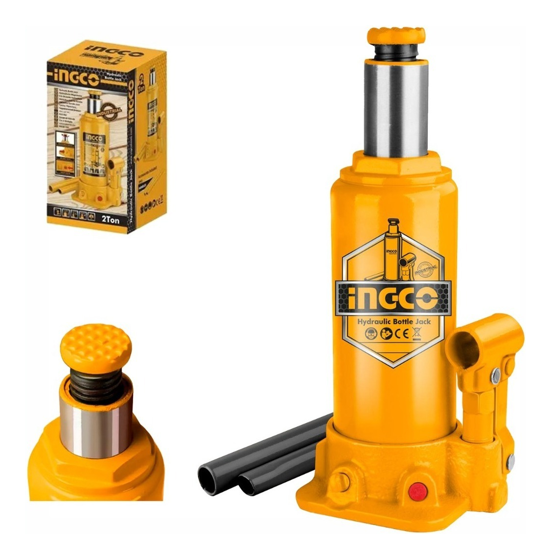 Gato Botella 6 Toneladas Ingco Hbj602 - Imagen 3